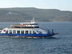 Çanakkalede feribot seferlerine ‘fırtına’ engeli
