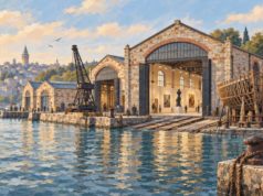 Haliç Tersanesinde gemilerin yerini sanat aldı